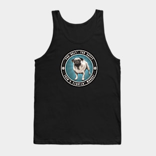 Pug Ugly - Aqua Tank Top